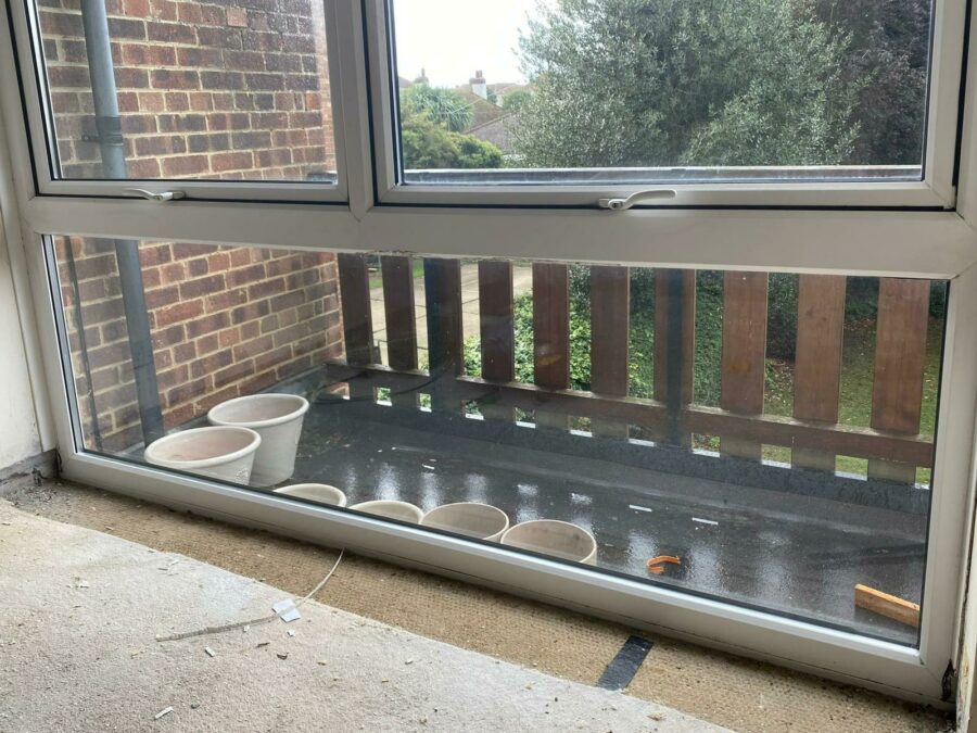 Frosted Window Film Installation in Sittingbourne, Kent image 1